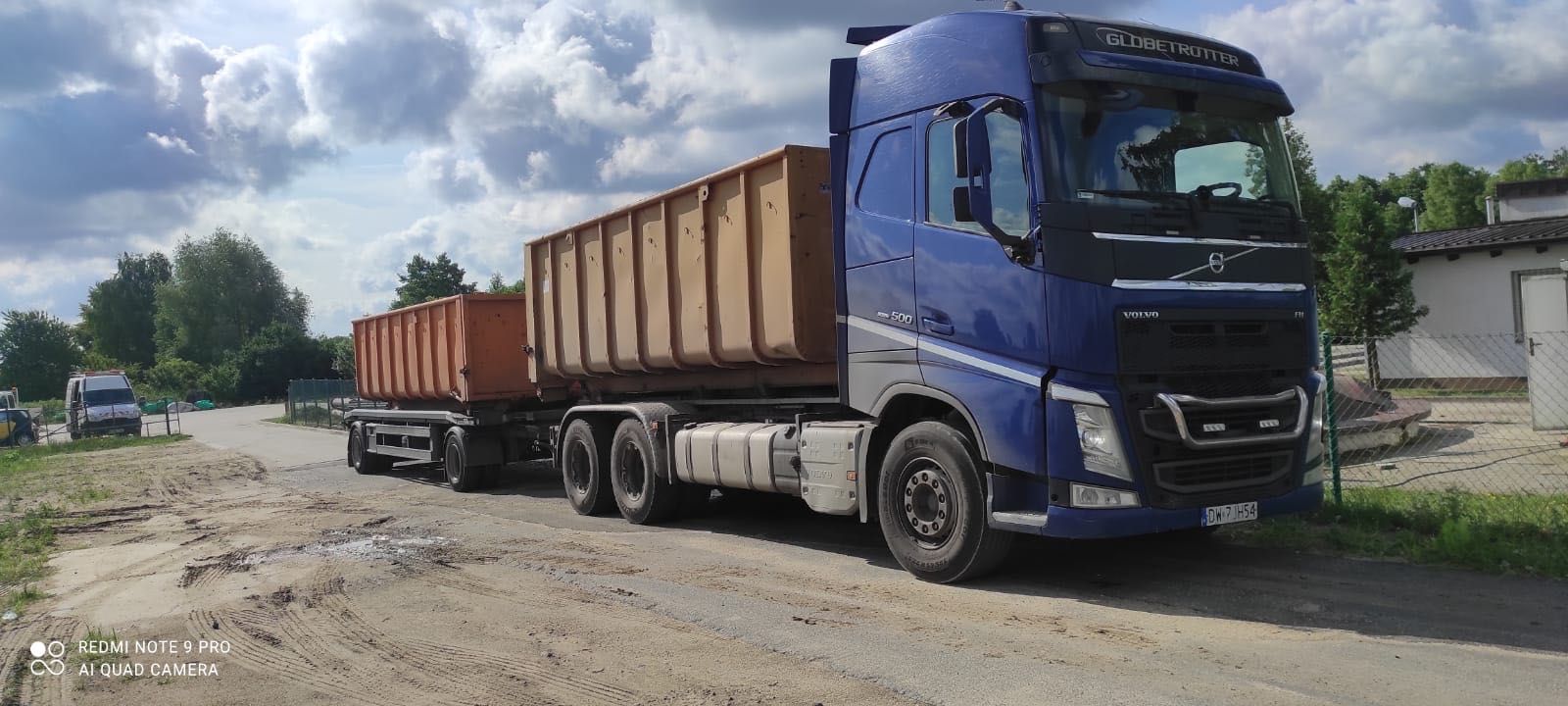 Usługa Transportowa samochodem typu Hakowiec kontenery 22m3 do 36m3