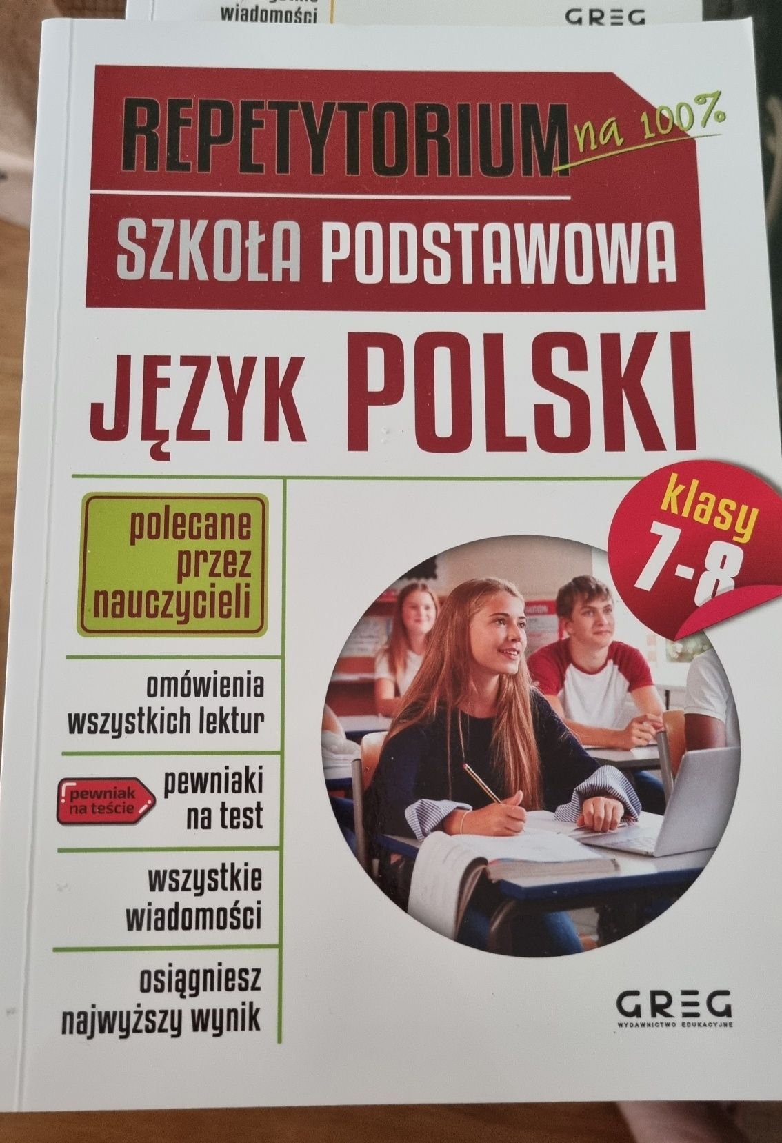 Język polski kl 7-8 Repetytorium szkoła podstawowa Greg