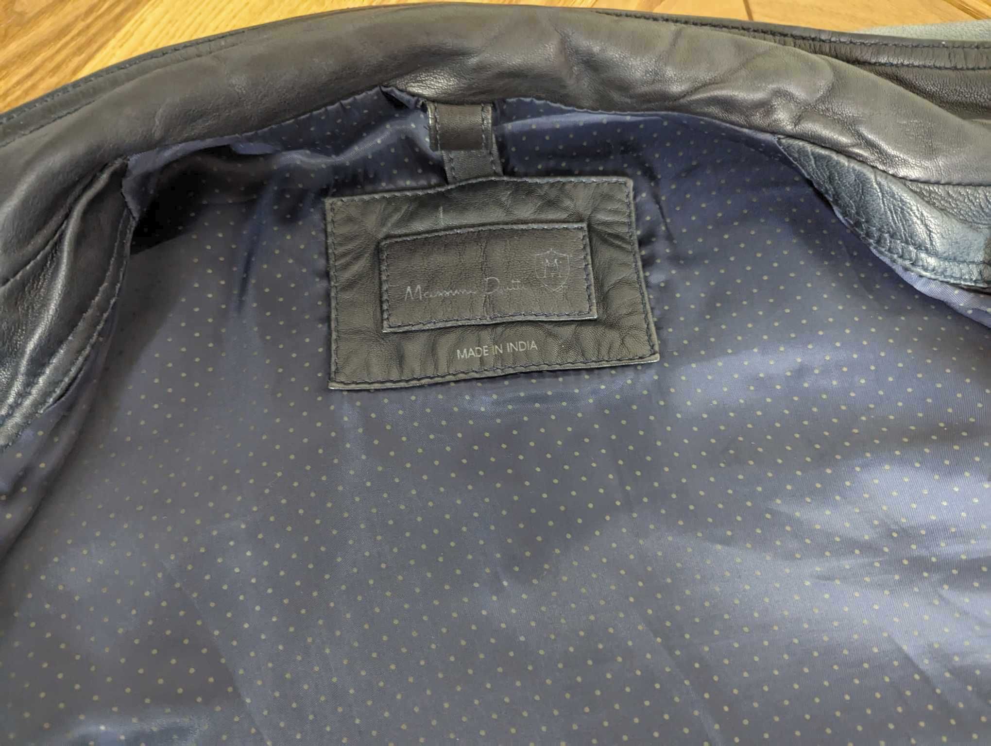 Kurtka skórzana Massimo Dutti - roz. M