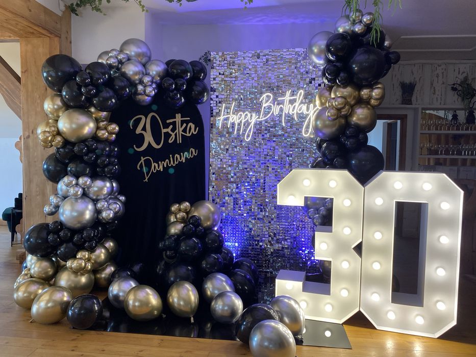 Cyfry 2026 Sylwester/Studniówki Wolne. Cyfry 18,20,30,40,50,60 wynajem