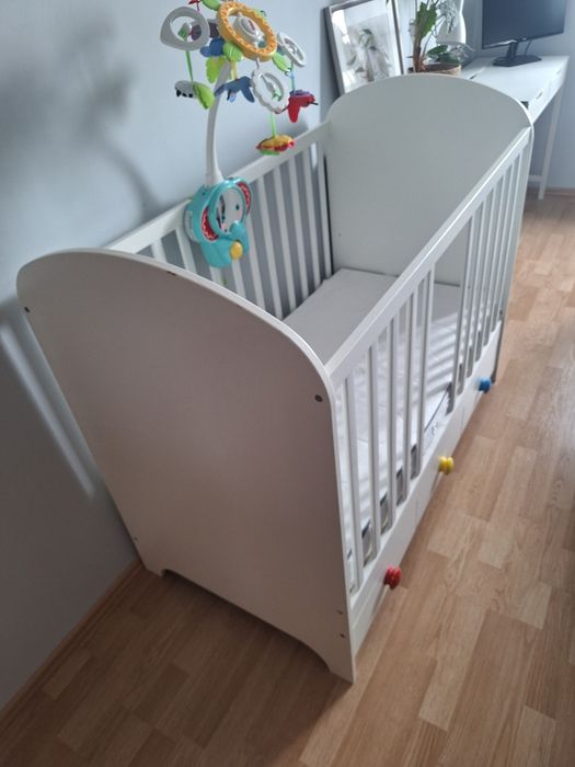 Łóżeczko dziecięce GONATT z materacem JATTETROTT IKEA