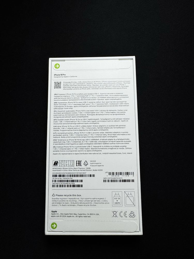 Nowy iPhone 16 Pro 128 GB – Okazja! Fabrycznie zapakowany