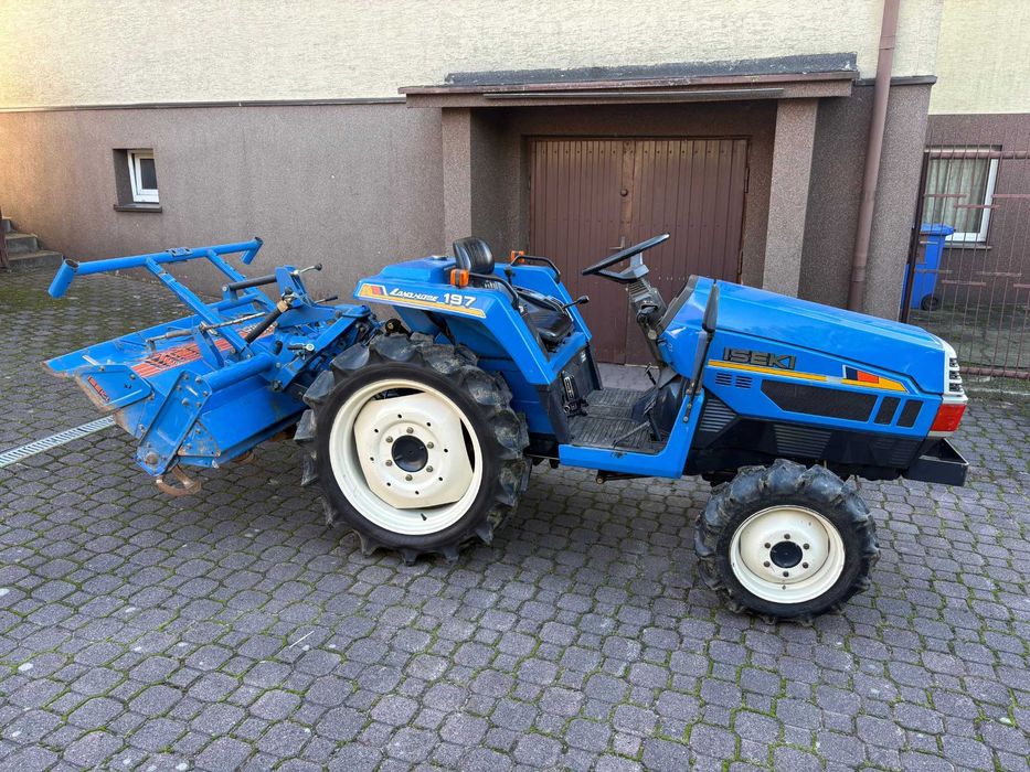 Traktorek Iseki Landhope 197 4x4 +glebogryzrka + kosiarka bijakowa