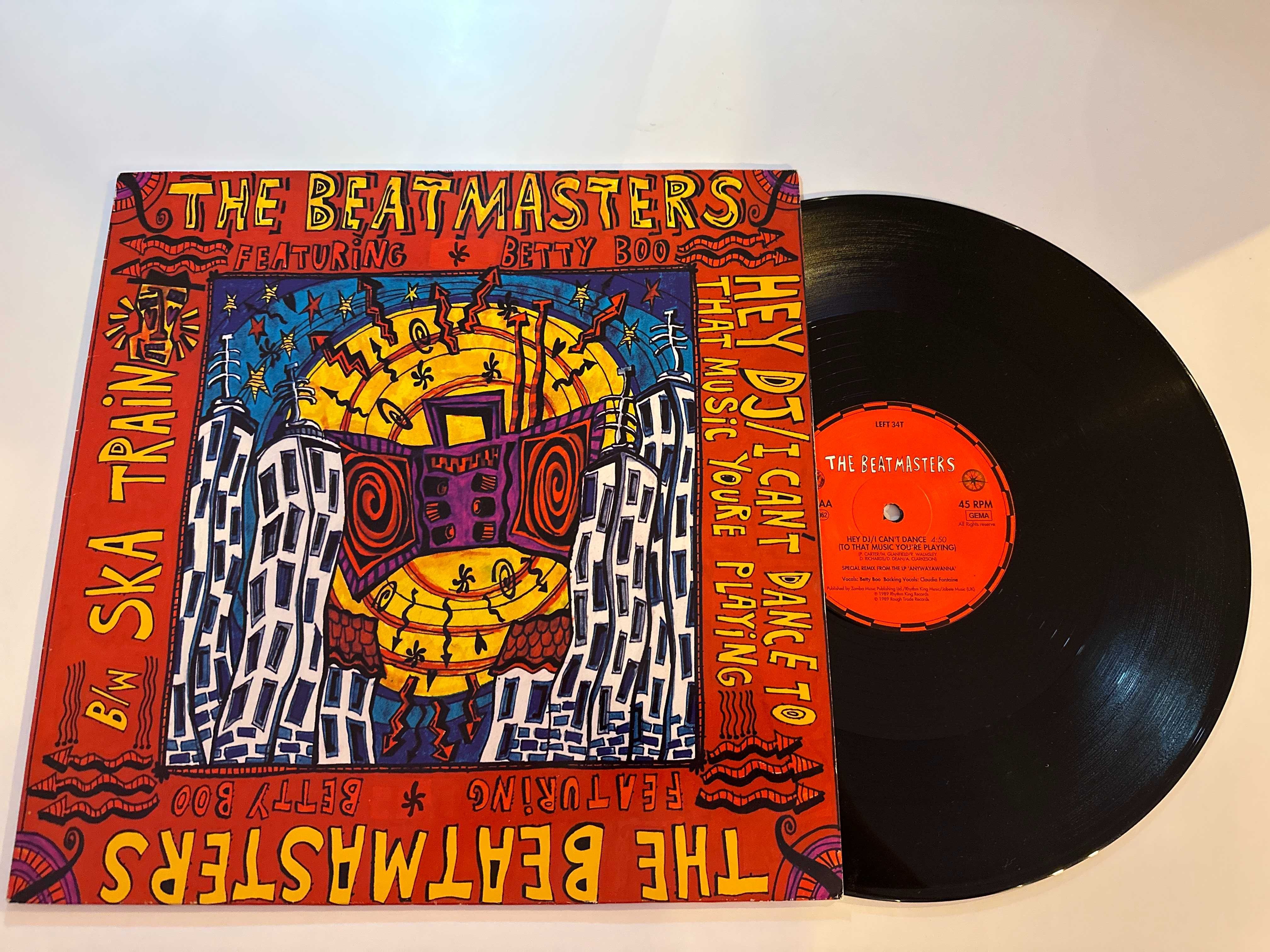 The Beatmasters Betty Boo-I Can't Dance To That Music LP Winyl (A-49)