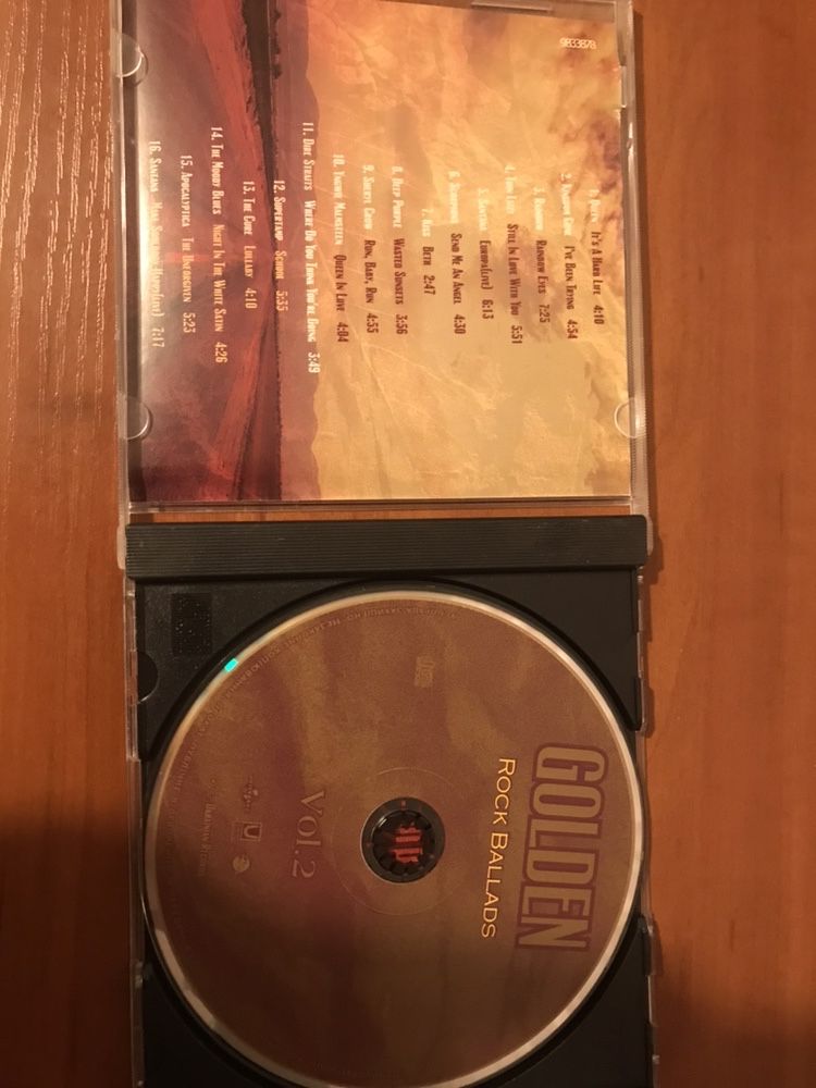 Golden rock ballads audio disk