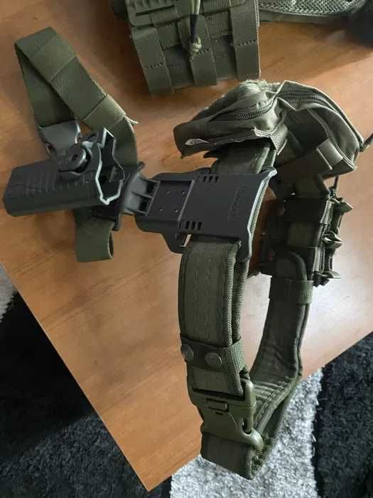 Gear Airsoft Colete, capacete e cinto Tatico