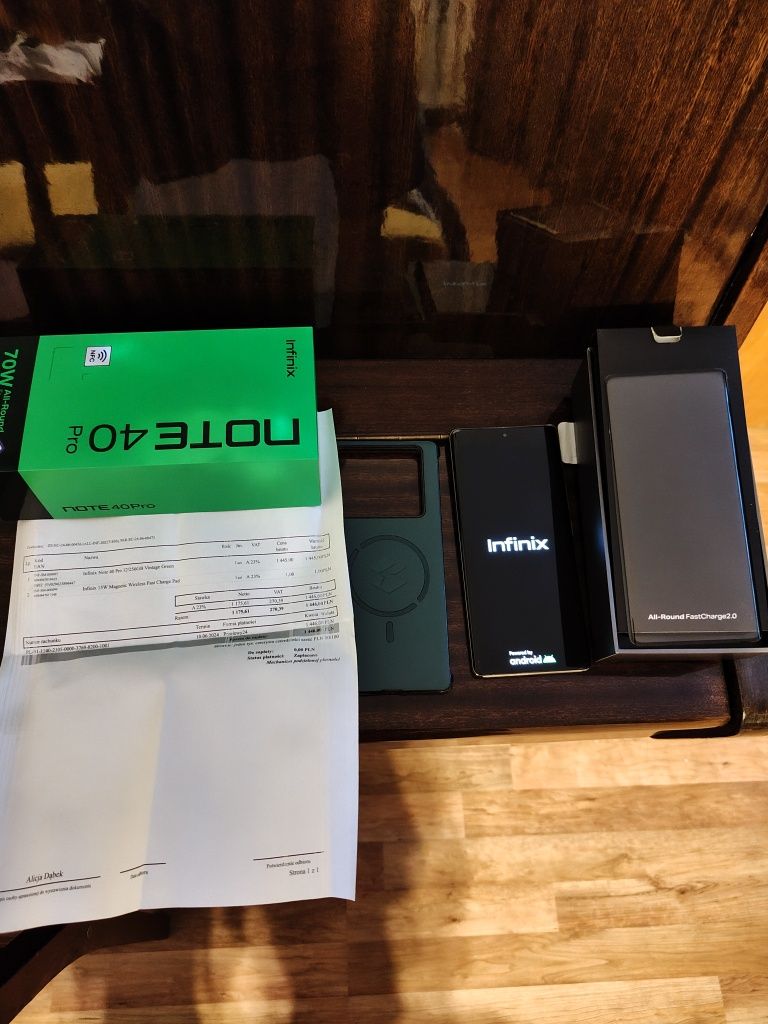 Infinix note 40 jak nowy gwarancja