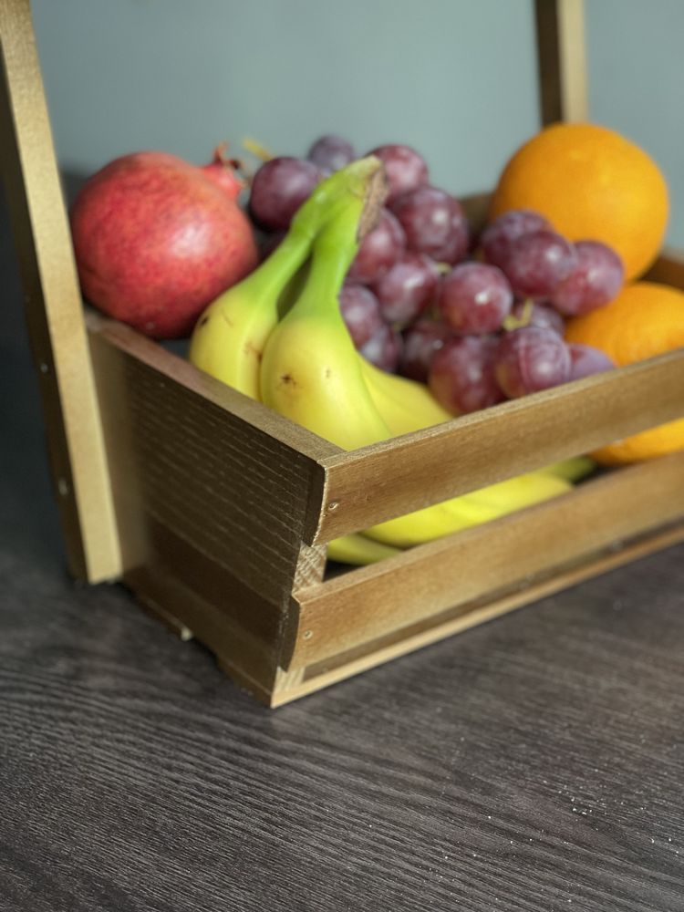 Подвійна корзинка для фруктів та овочів