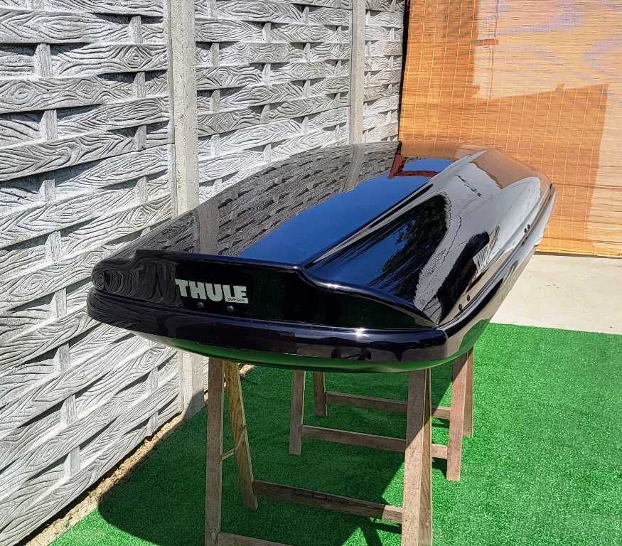 Bagażnik box dachowy 230x85x37 550 L Thule boks dach narty spirit