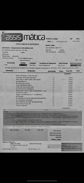 Torre gaming e monitor