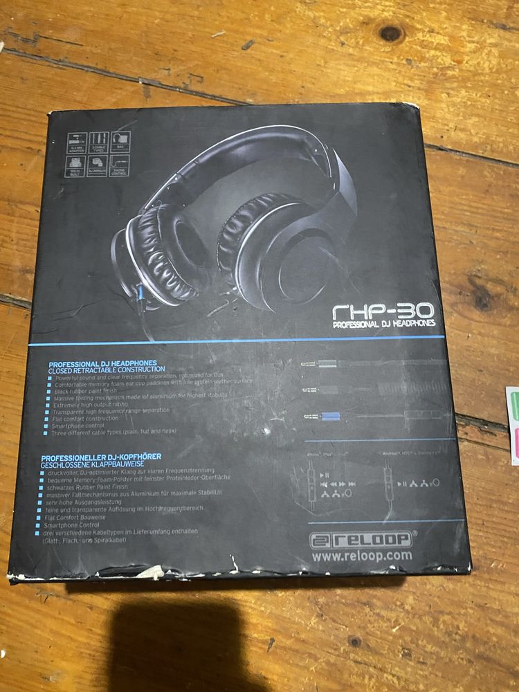 Sluchawki reloop rhp-30 dj