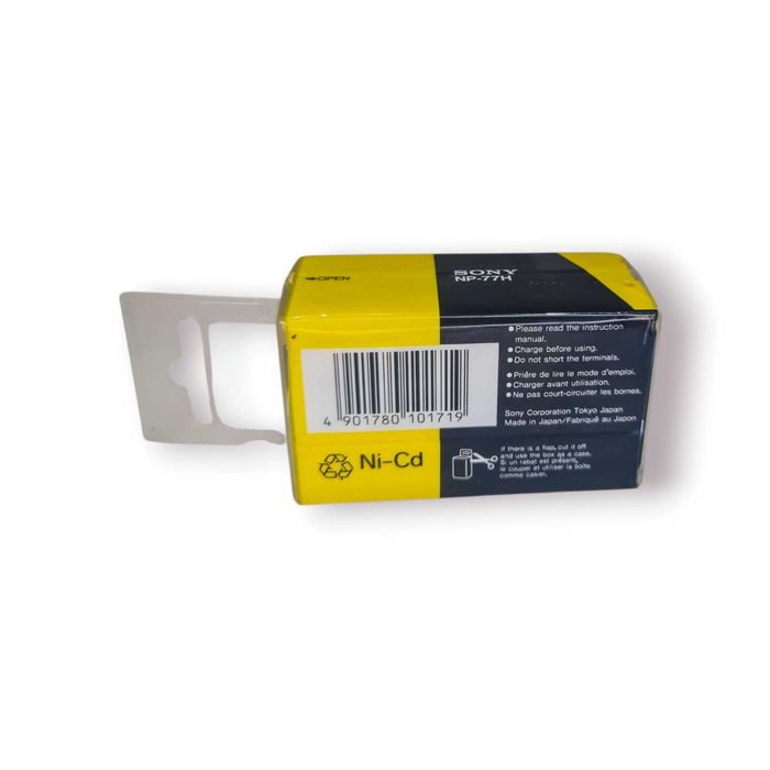 Bateria Recarregável Sony NP-77H – 6V / 2400mAh – Nova e Selada