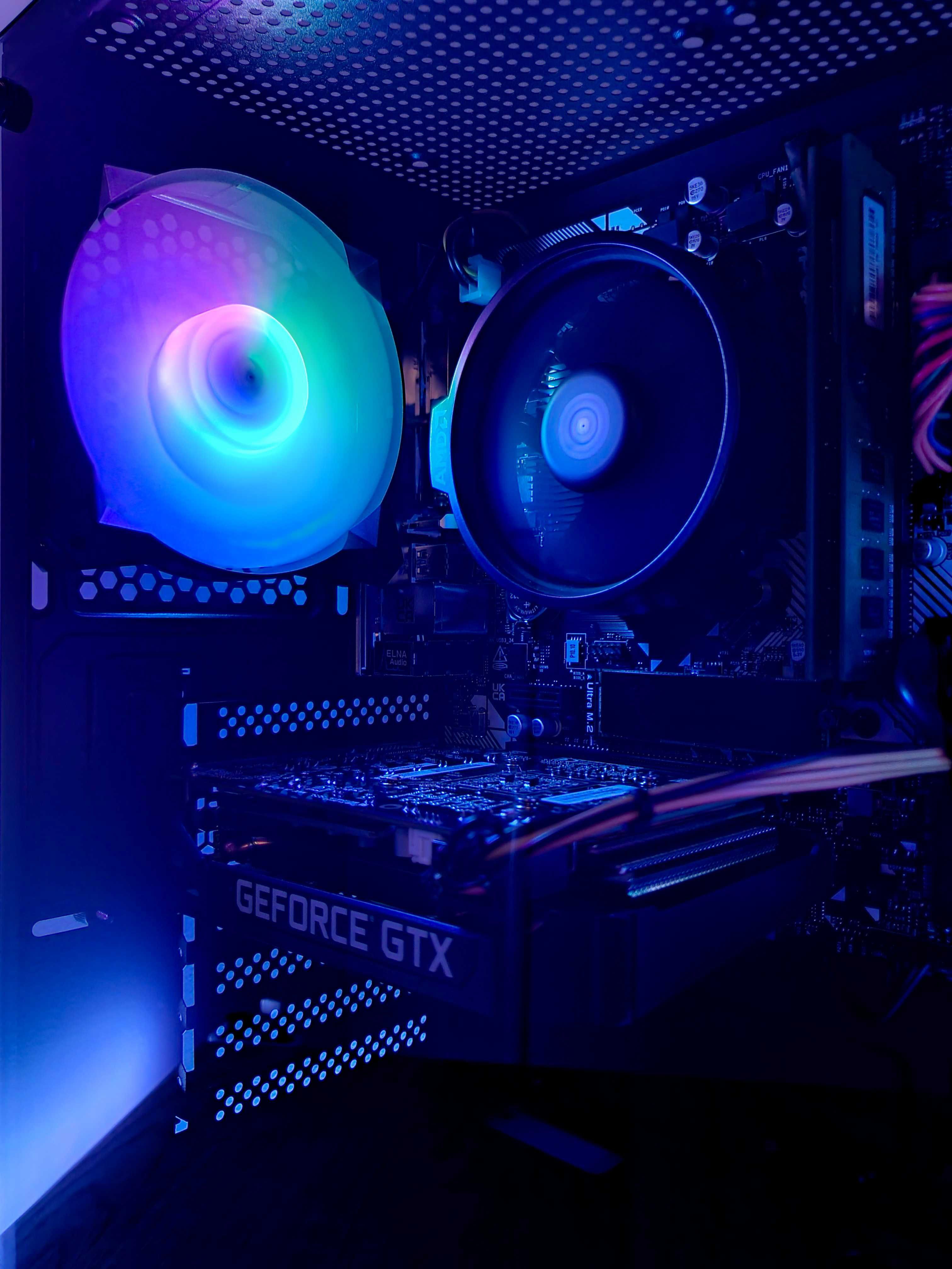 Komputer do Gier RYZEN/GTX1660 6GB/16GB DDR4/256SSD+HDD RGB Okazja!