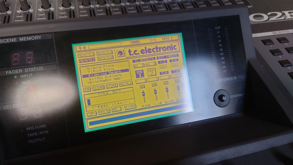 Mikser cyfrowy yamaha o2r tc electronic adat akai mpc  okazja zestaw