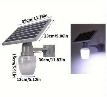 lampa uliczna solarna LED  włączająca się automatycznie po zmroku