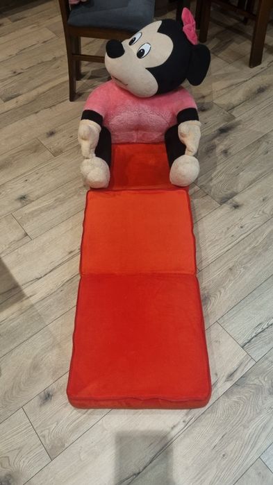 Fotel, Pufa Rozkładana Myszka Miki Zabrze.