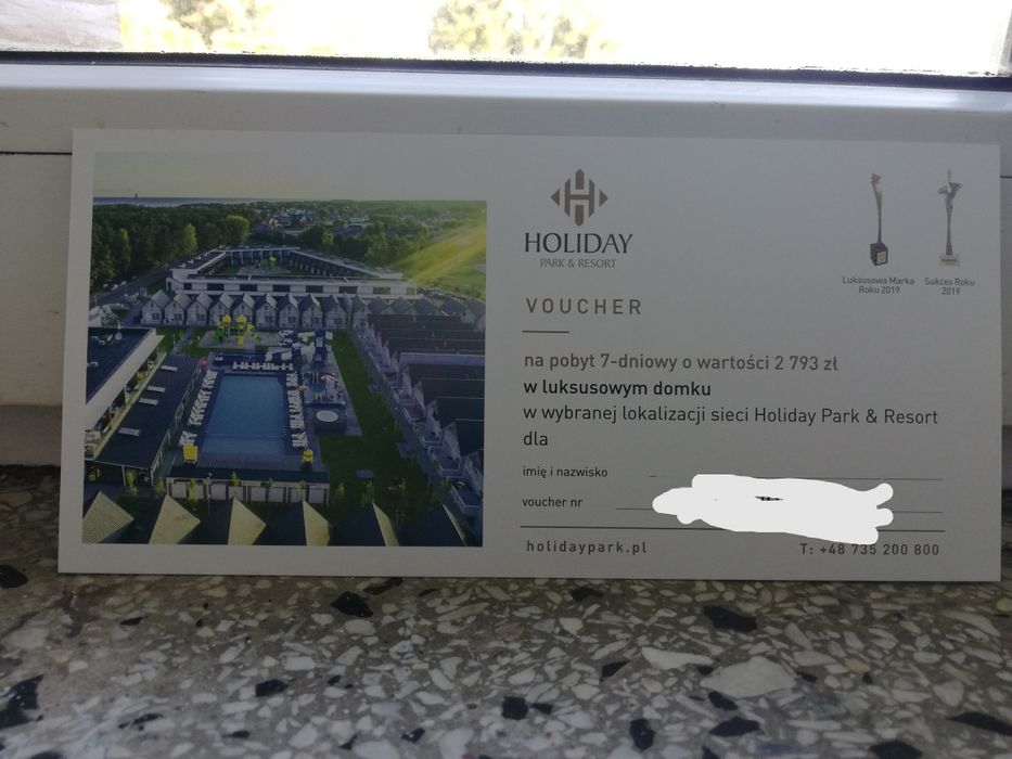 Voucher na pobyt 7-dniowy w Holiday Park and Resort, Ważne przez 5 Lat