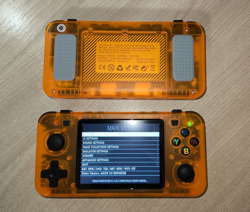 Розпродаж!!! R36H портативна ігрова консоль. Не R36s.