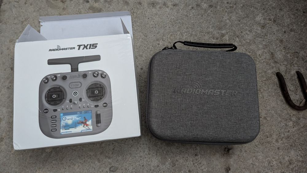 Пульт (аппаратура) Radiomaster TX15 MAX (Black) з AG02 стіками