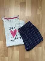 Piżama z krótkim rękawem dla dziewczynki endo 158/164