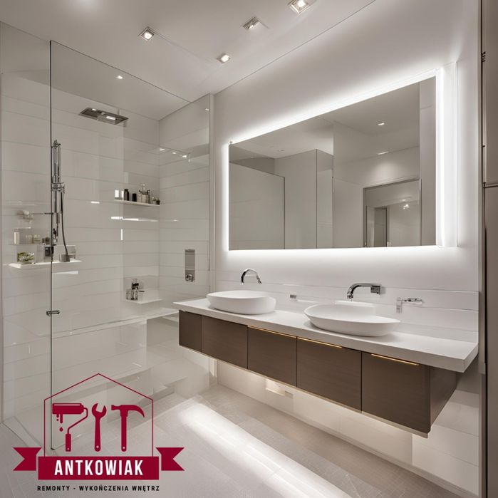 Poznań, remonty łazienek, układanie płytek, malowanie, szpachlowanie