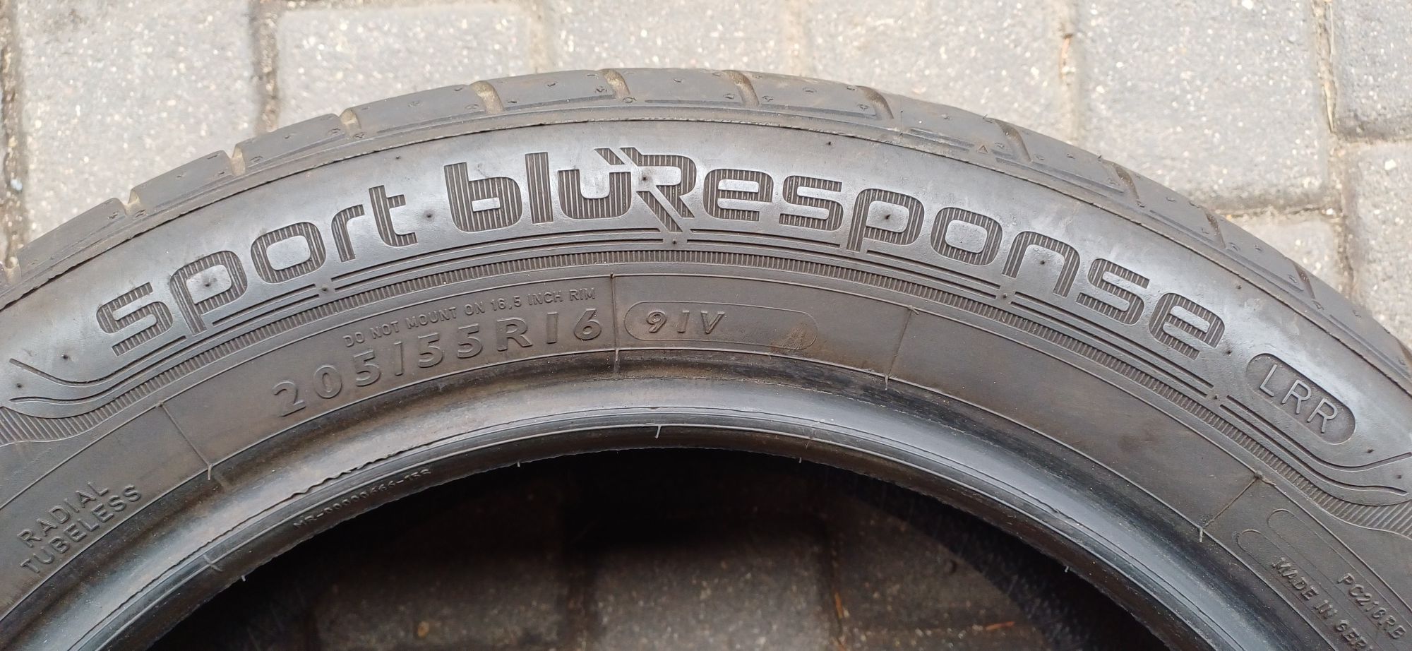 DUNLOP 205/55R16 91V , pojedyńcza opona letnia.