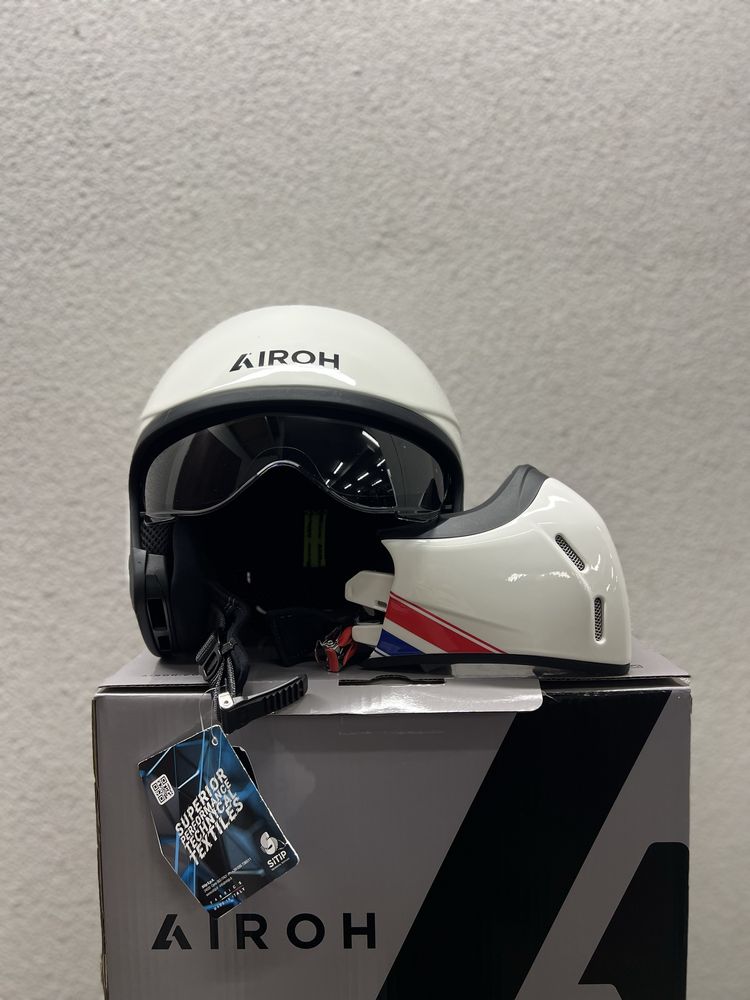 Kask Airoh JET 110 wycigana szczęka blenda rozmiar M