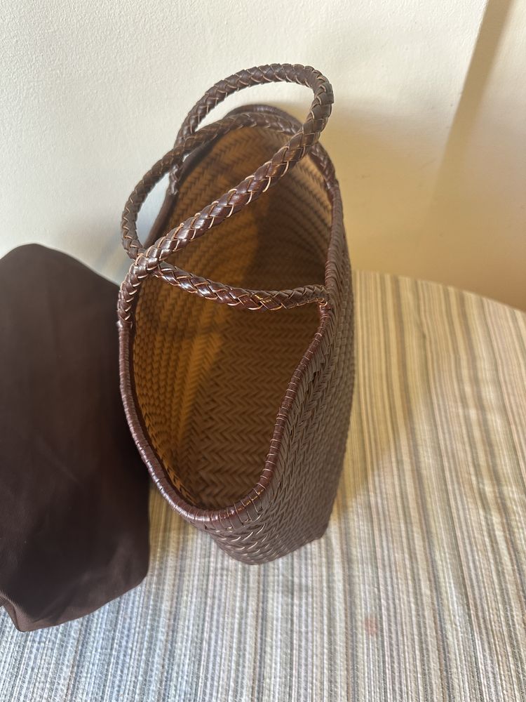 Bolsa de Couro Trançado