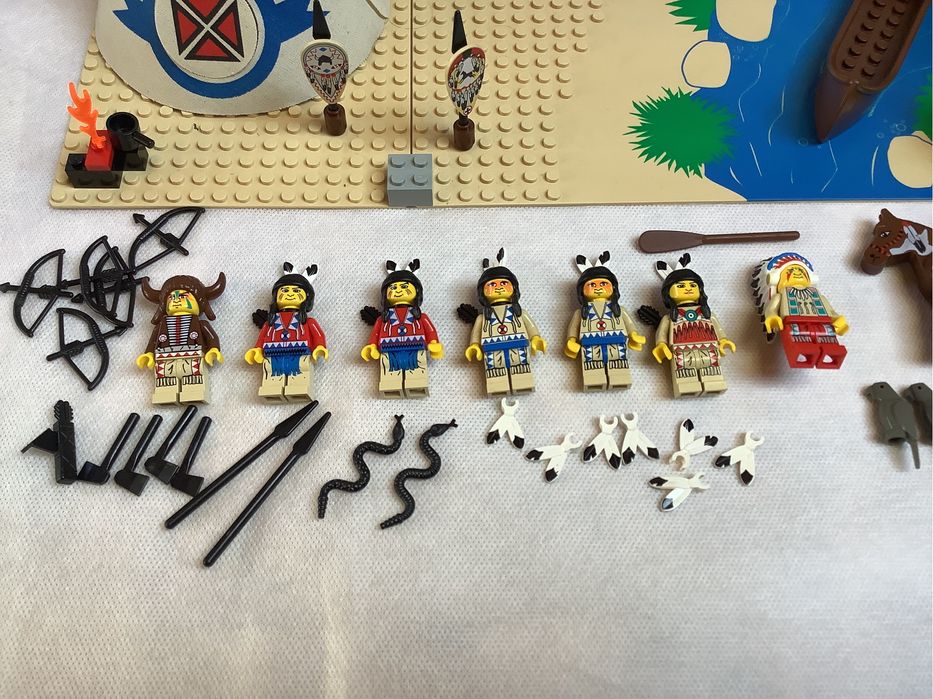 Lego 6766 Rapid River Village western indianie system