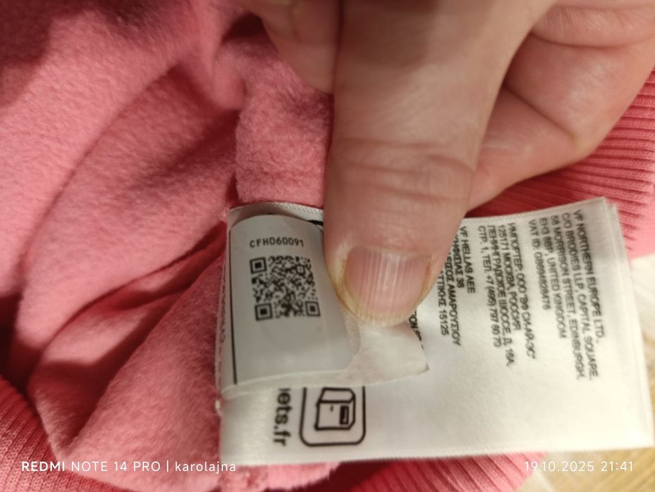 The North Face bluza uniseks rozmiar M