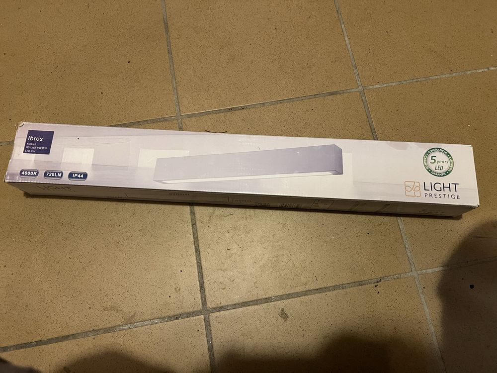 Kinkiet łazienkowy IBROS IP44 biały LED  PRESTIGE 63cm