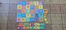 Puzzle piankowe literki cyfry pociąg