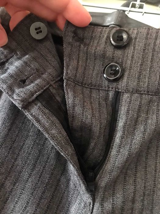 Сірі класичні брюки з заниженою талією, бренд Zero, 52р.