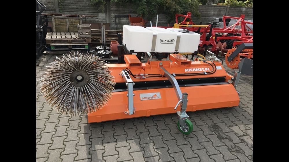 Zamiatarka hydrauliczna uliczna miejska drogowa koparko ladowarka