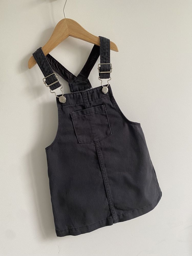 Sukienka h&m 98 na szelkach jeansowa