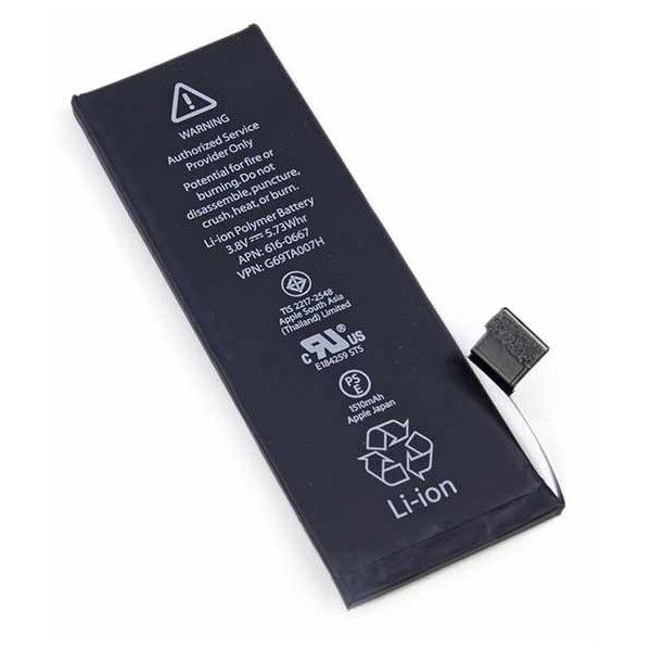 Bateria para iPhone SE (1ª Geração) com adesivo - Puro cobalto (ECO)