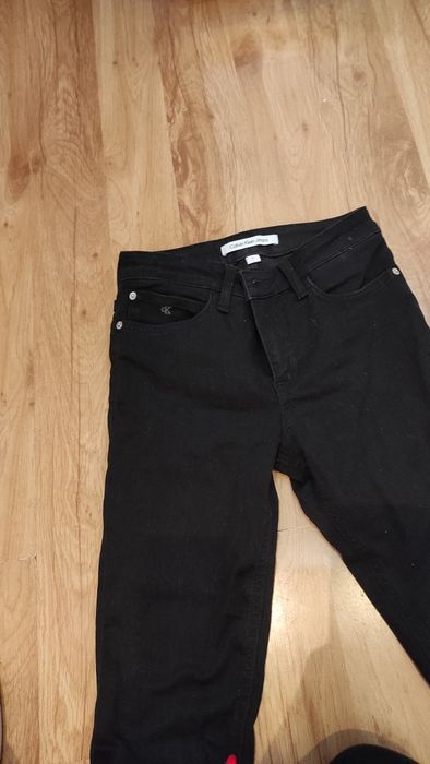 Spodnie jeans czarne Calvin Klein