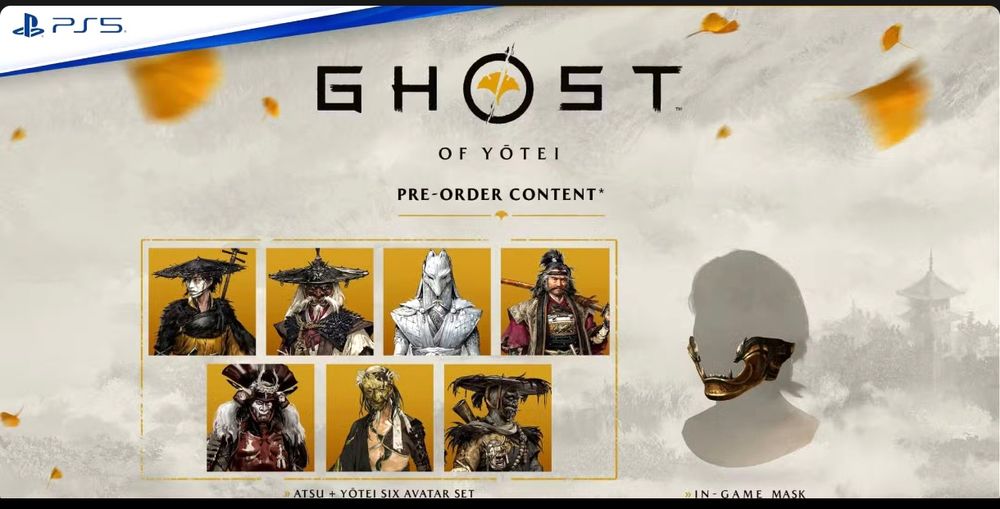Ghost of Yotei - com bónus pré reserva. PS5