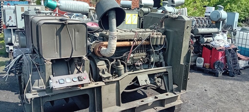Prądnica Agregatu 100 kw 120 125 kva Elmor  Silnik Jelcz Sw 680 turbo