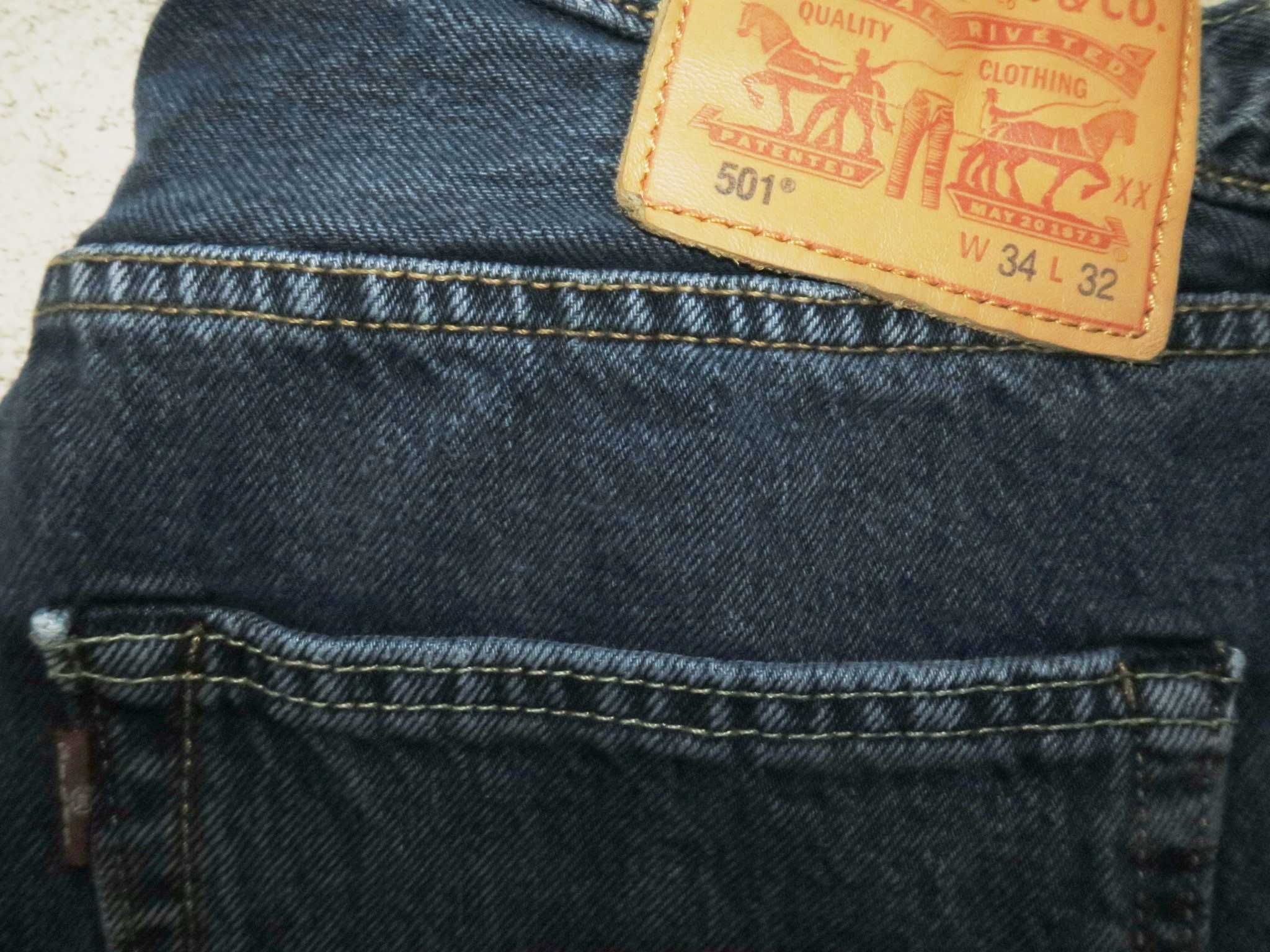 Levi's 501 spodnie jeansowe 34/32