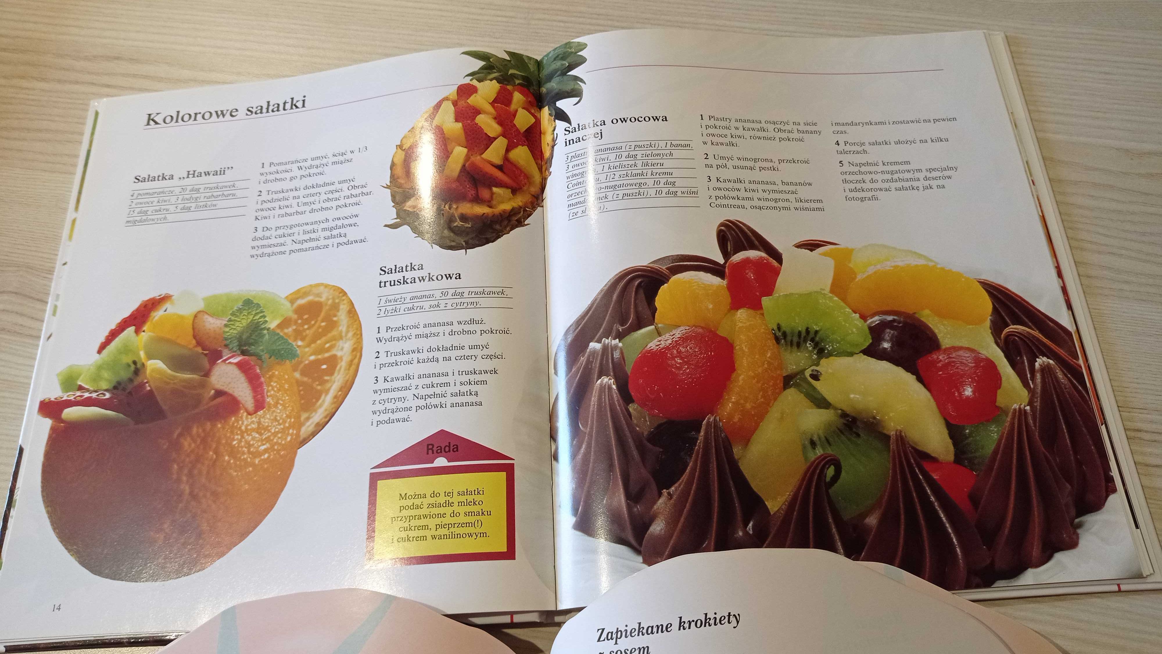 Książki kulinarne Ulubione Desery + Potrawy z Pomidorów, obie jak Nowe