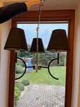 Lampa,żyrandol Novodvorski czarna