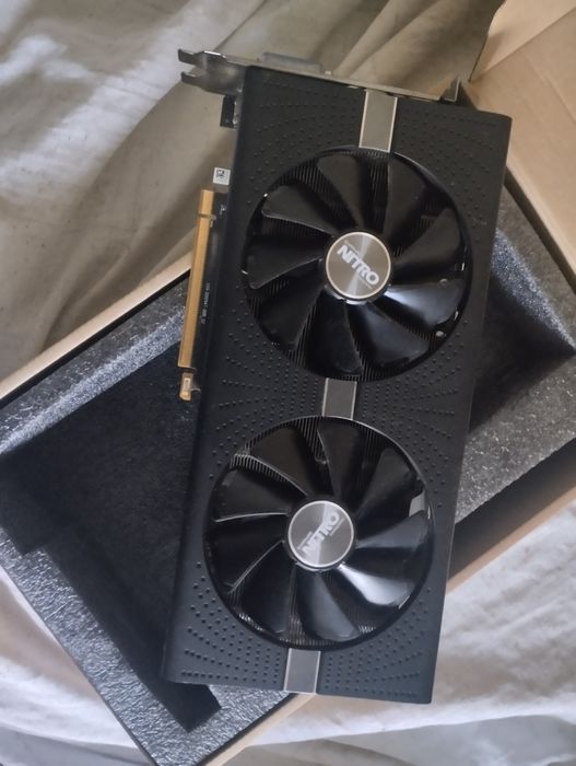 Amd Radeon RX580 SAPPHIRE NITRO+ 4GB состояние идеал, ВОЗМОЖЕН ОБМЕН