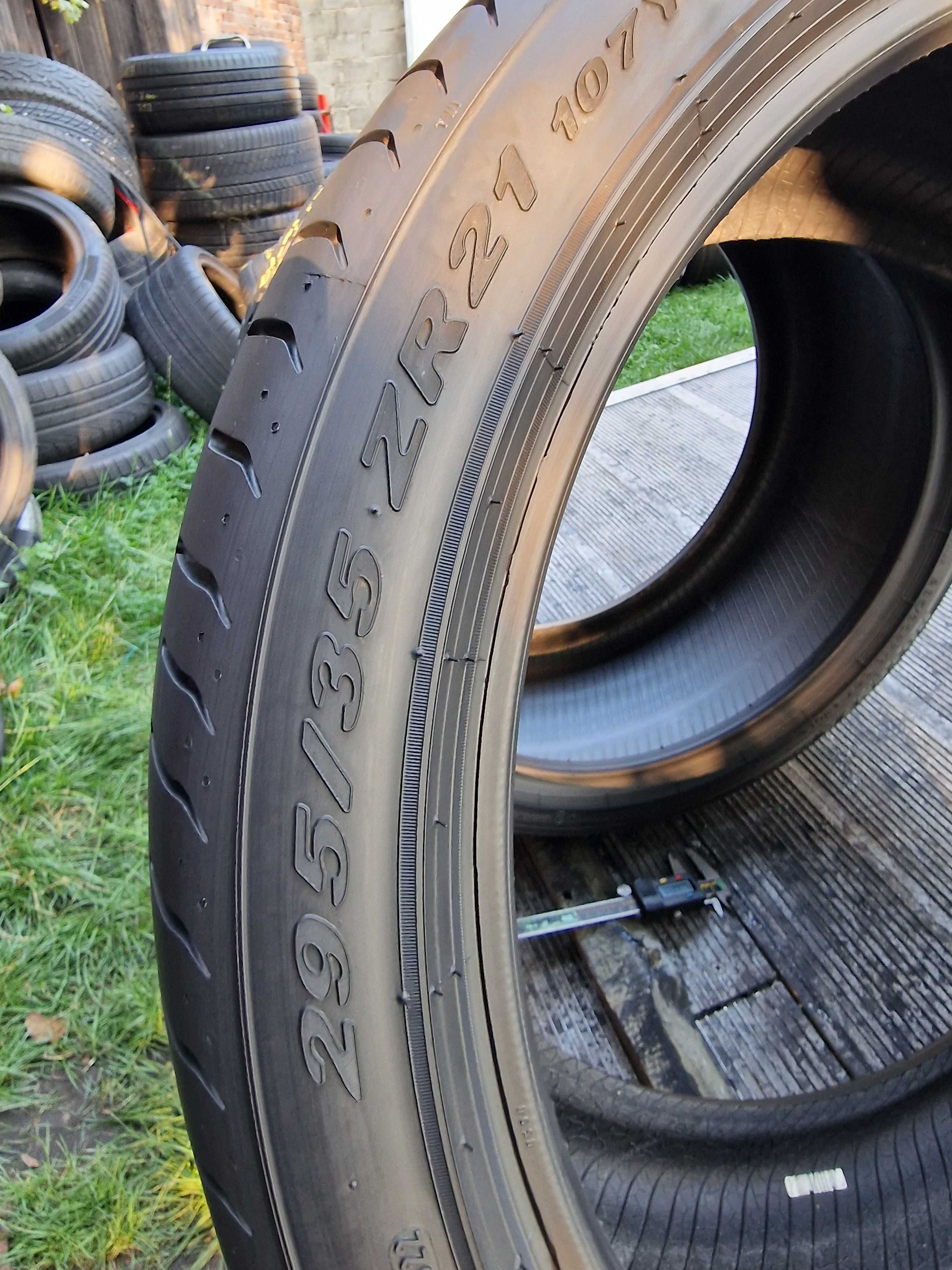 295/35/21 Pirelli p zero Demo jak nowa, z 22r. 7,5mm, RO1