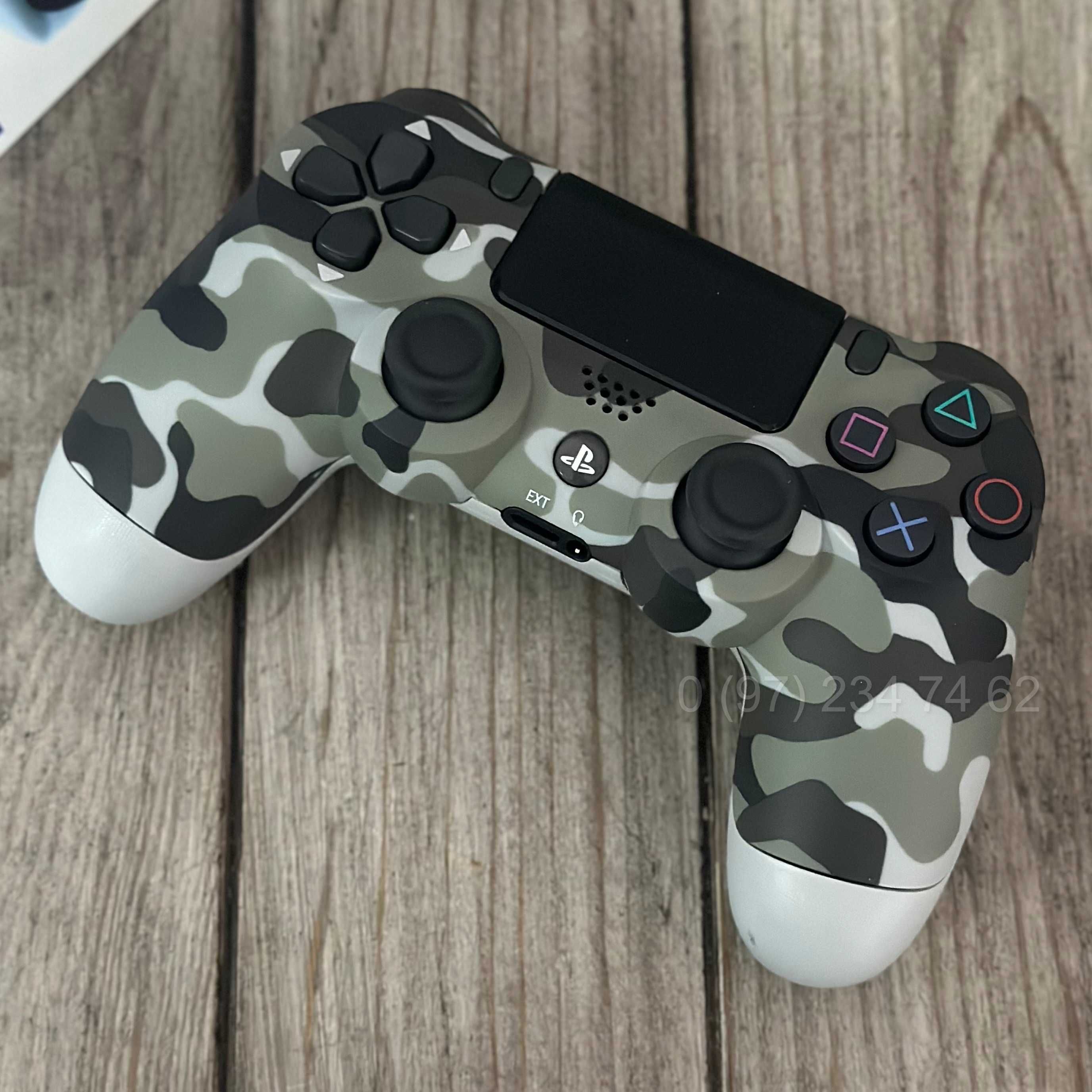 Бездротовий джойстик Dualshock 4 Универсальный джойстик Сірий камуфляж