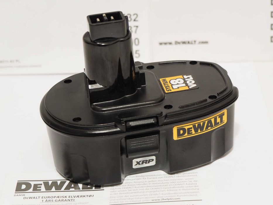 DEWALT 18v 3ah XRP akumulator bateria NI-MH Nowa