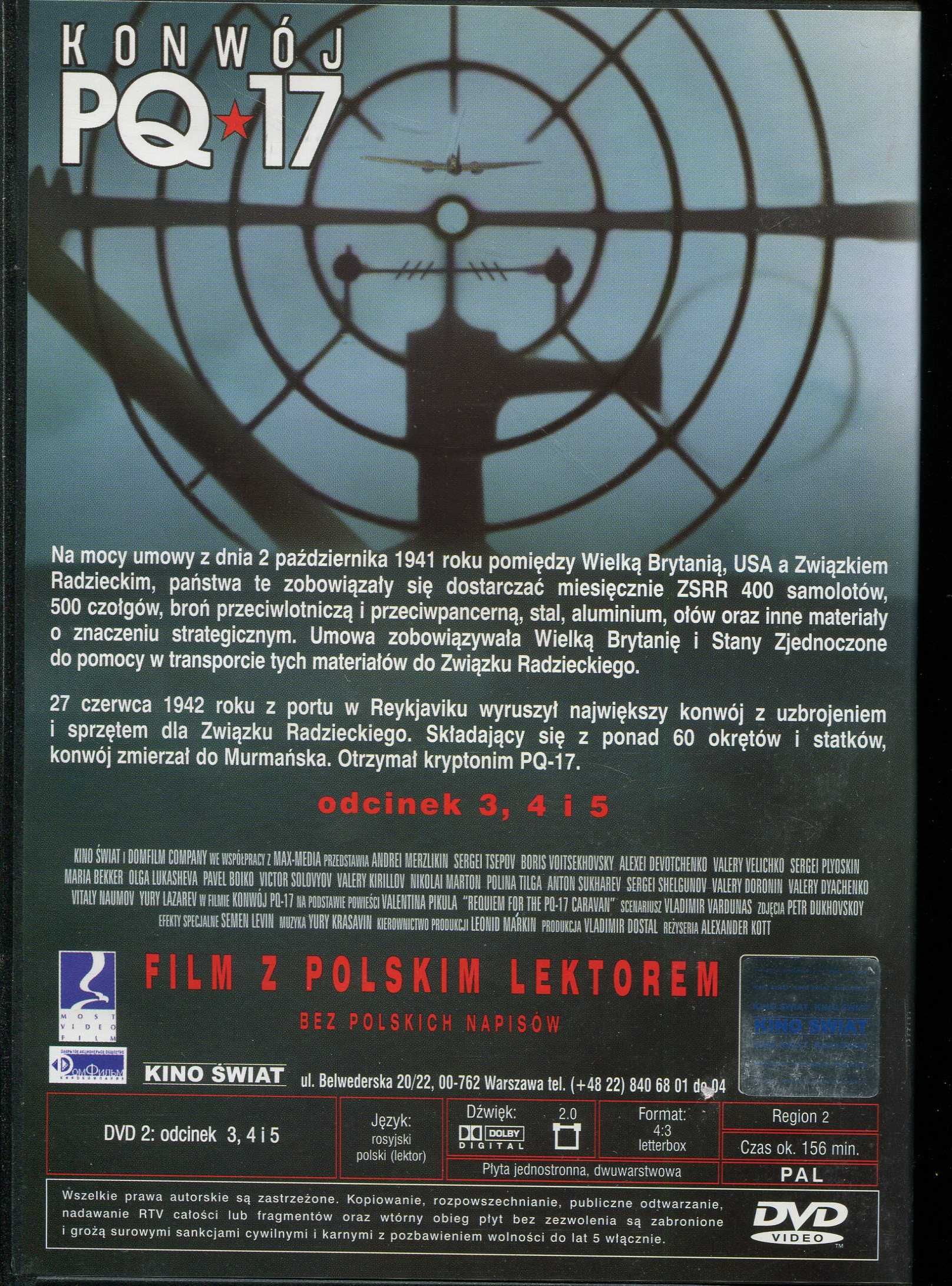 Konwój PQ 17 pakiet 3 dvd