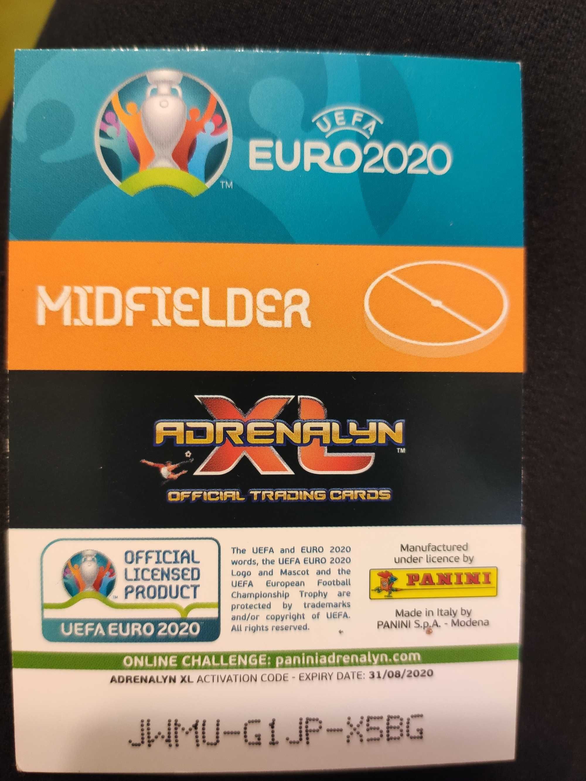 Karty piłkarskie Euro 2020