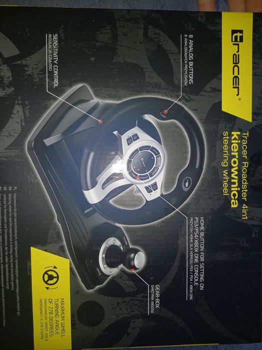 Nowy nierozpakowana kierownica TRACER GAME zone do Pc, Xbox