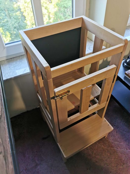 Kitchen helper z litego drewna